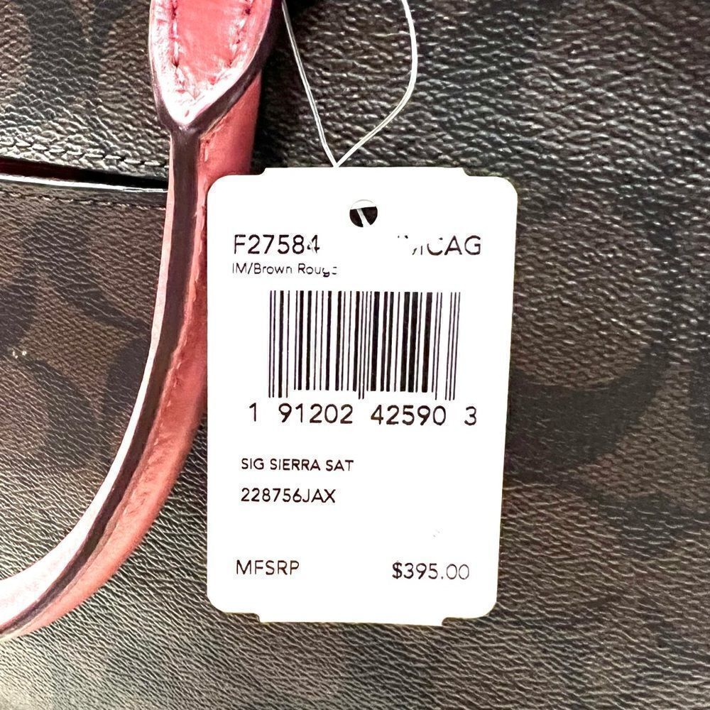 🔥🎁NWT! Coach SIERRA Satchel Handbag Large Msrp:$395.00 - Picture 9 of 9